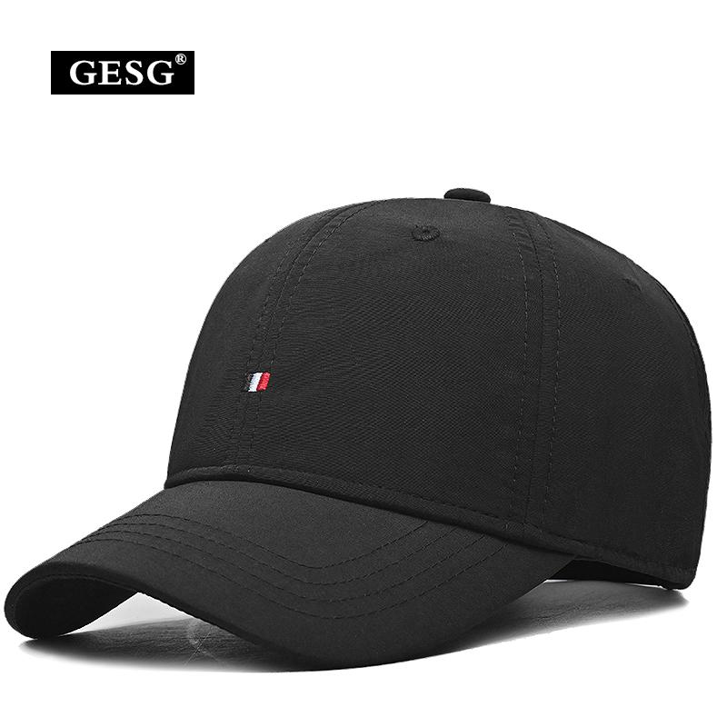 

New Simple Standard Big Head Round Cap Spring and Summer Sunscreen Baseball Cap Tide Casual Sun Visor Hat Men L чорний