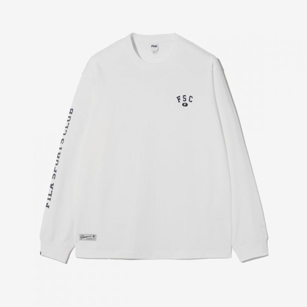 

Fila Long Sleeve T shirT Graphic poinT Sleeve OFFWHITE/090