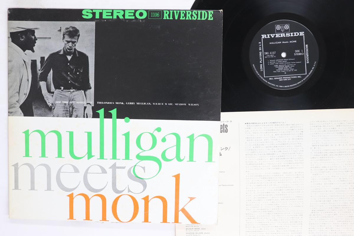 

Виниловая пластинка THELONIOUS MONK GERRY MULLIGAN Mulligan Meets Monk SMJ6107 RIVERSIDE 1975 Япония Джаз Б/у