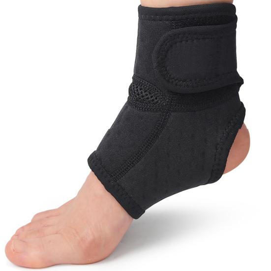 1Pc Ankle Brace Sweat Absorption Adjustable Anti-slip Polyester Running Elastic Compression Ankle Sleeve Sports Accessory