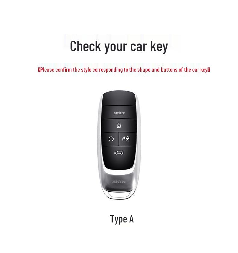 GAC Aion S Schlüsselhülle Aions Dreifarbiger Charme für 580LX V Auto - Yplus Tasche für Herren mit SAMX Flip