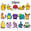 Pikachu Cartoon Shoe Charms Anime Cute Charmander Squirtle Diy Accessories For Sandals Bags Decoration Gifts For Kids Adults Children's Birthday Gift