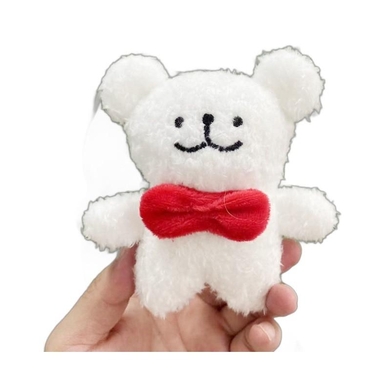 Stylish Fun And Plush Dog Keychain Accessory Soft And Fluffy 10cm For Everyone