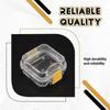 10Pcs Plastic Denture Tooth Box with Film High Quality Denture Storage Box Dental Implant Membrane T