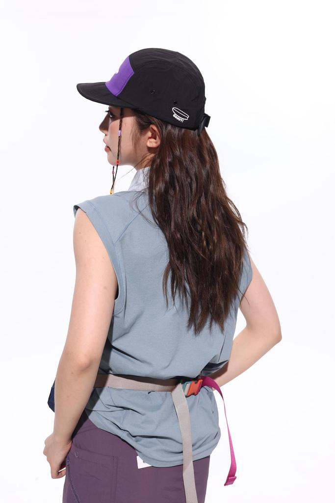 Clape Short Brim for Outdoor and Running Men's 5-Panel Cap, Water-Repellent, Adjustable, Quick-Drying, Lightweight, Activities, Cycling, (Black,