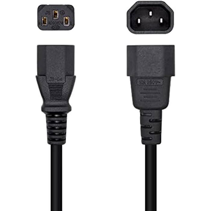 Câble d'alimentation - aisens - c13/h-c14/m - 10m - 100% cuivre - conforme rohs