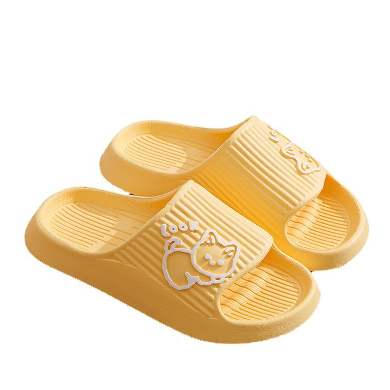 Cartoon Kitten Anti-slip Indoor/Outdoor Slippers with Anti-odor, Perfect for Couples