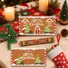 Yousheng Christmas Red Envelope Money Holder with 6 Slots DIY Holiday Cash Card Box Surprise Xmas Gift Card Holder
