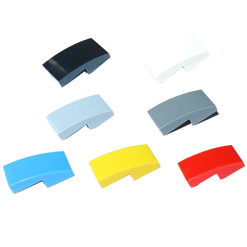 Yiran Toy Unisex 2X1 Panel Plate Curved Technical Parts Moc Mechanical Car Bricks Constructing Block Assembles Particles 11477