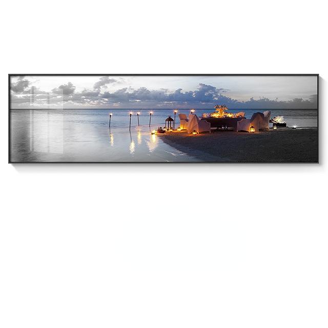 

Сучасний домашній декор, приліжкові річкові картини на полотні, плакати та друк нічних картин на стіні для вітальні, спальні, банер 20cm×40cm NoFrame