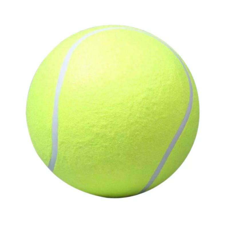 24cm Inflatable Tennis Ball: Festival Activity Gift & 9.5-Inch Pet Chew Toy