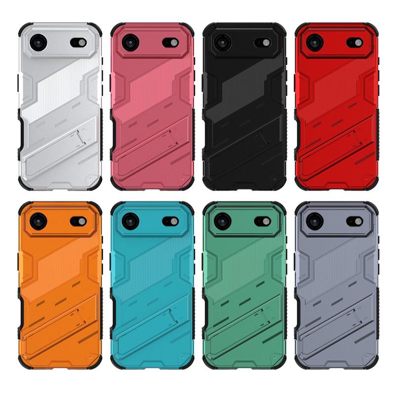 For iPhone Air Case iPhone 17 Air Cover Punk Style Holder Durable Bumper Protective Phone Cases For iPhone 17 Pro Max Funda