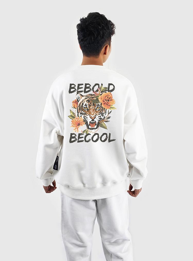 Будь смелым Будь крутым Цветок Тигр [Mtm] White/2Xl (Free4)