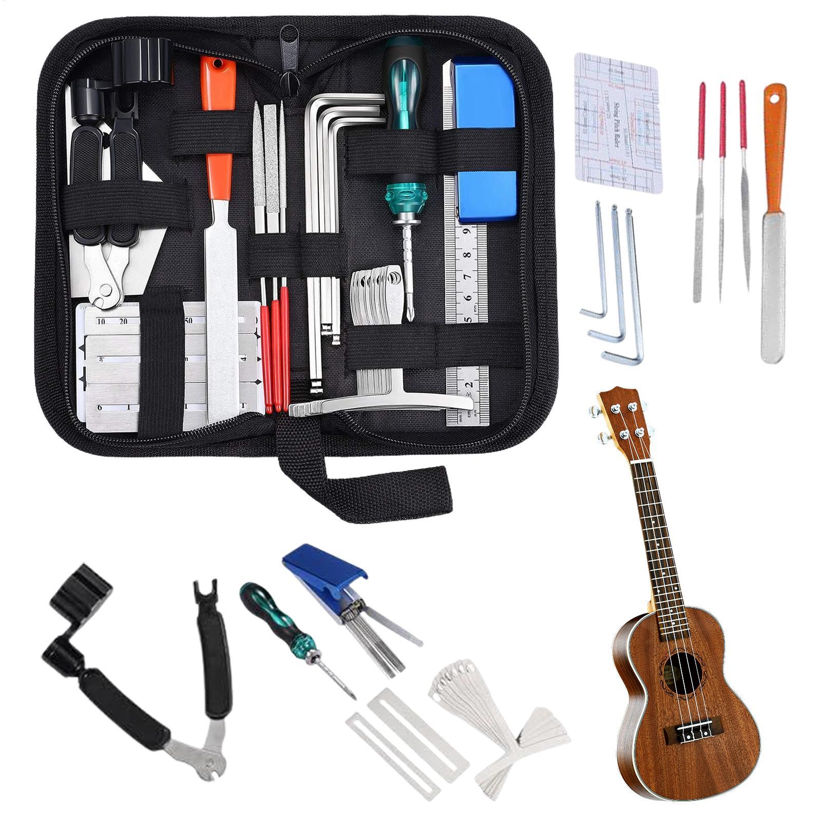 

Guitar Maintenance Kit Acoustic Guitar Care Set Of 25 Musical Instruments Repair Tools For Studio Performance Home Travel Show CN