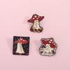 Unique Creative Mushroom Brooch Cartoon Character Hobgoblin Tale Lapel Pin for Expressing Uniqueness in Fashion