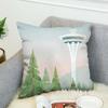 H-Henry Art Pillow Case For Car Sofa Decorative Home Double-sided Print Plush Square Throw Pillow Cushion Cover