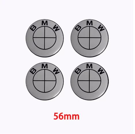 Insignia de ABS de 45 mm 74/82 mm de Buje 56/68 mm Insignia para Capó Delantero de Coche Tapacubos para BMW M Logo G30 G31 G38 G11 G12 G20 G28 F10 F48 F49