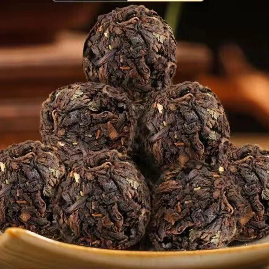 

Glutinous rice fragrant ripe tea Pu er tea ripe Pu er tea 20pcs