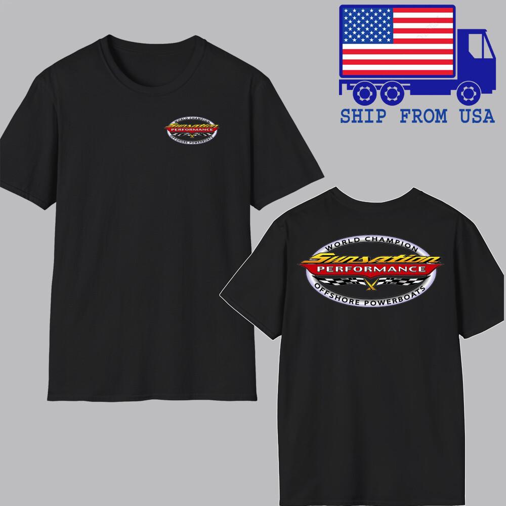 Sunsation Powerboats Boats Men#039;s Black Size S5XL Unisex T-Shirt XXXXL