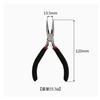4.5 Inch Mini Small Pliers with Teeth and Pointed Nose Pliers Handmade Small Flat Mouth Pliers Jewelry Pliers Extended Toothless