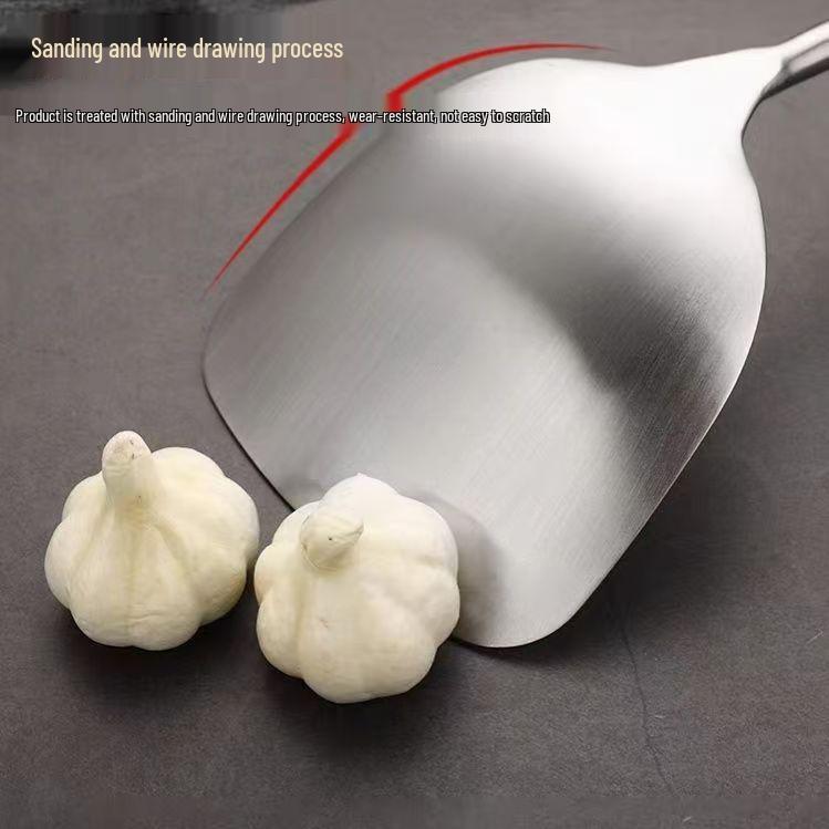 New Chinese Style Stainless Steel Kitchenware Set: Wooden Handle Spatula, Ladle, Colander, Spoon, and Pot Spoon - Anti-Scald Design