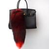 Imitation Furs Foxes Tail Keychain Pendant Toy Car Key Pendant Keyring for Car Keys Bag Backpack Decor Kids Toy Gift