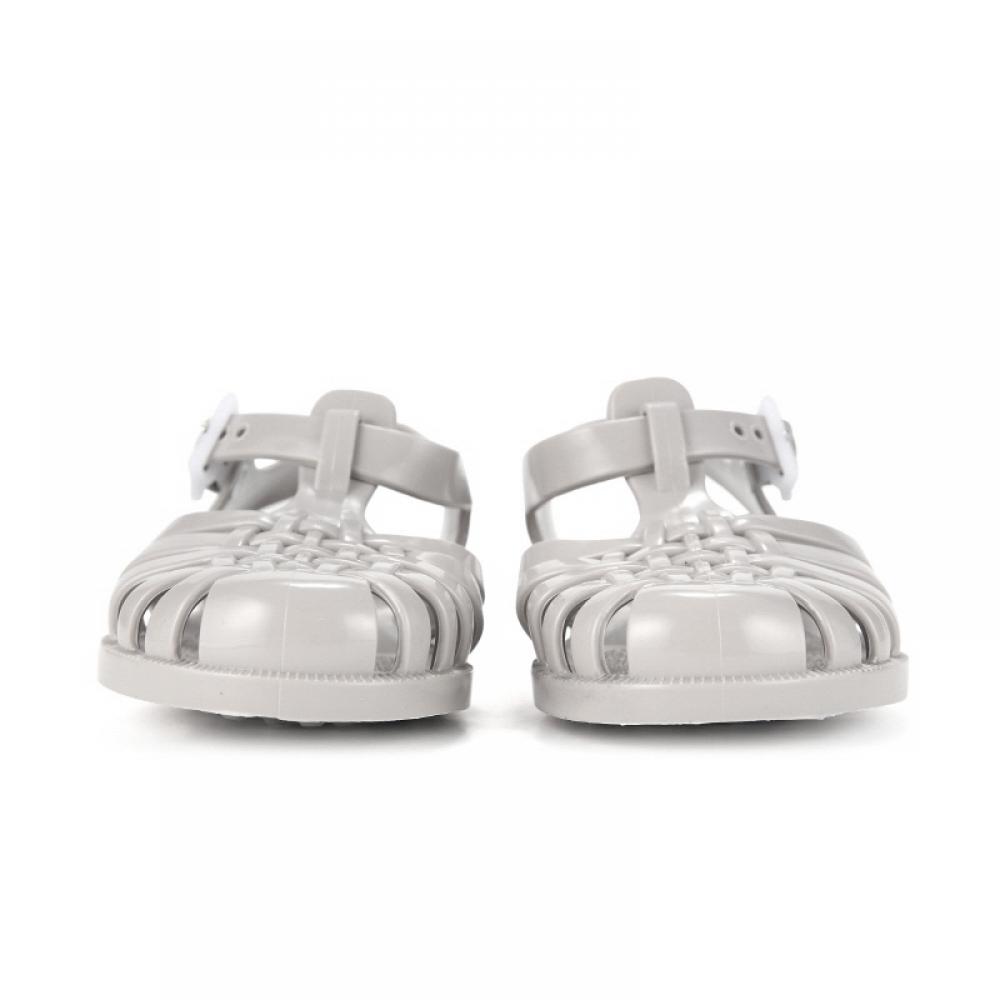 Meduse Sun 201 Sable Sable Grey Kids Kids Jelly Shoes Sandals