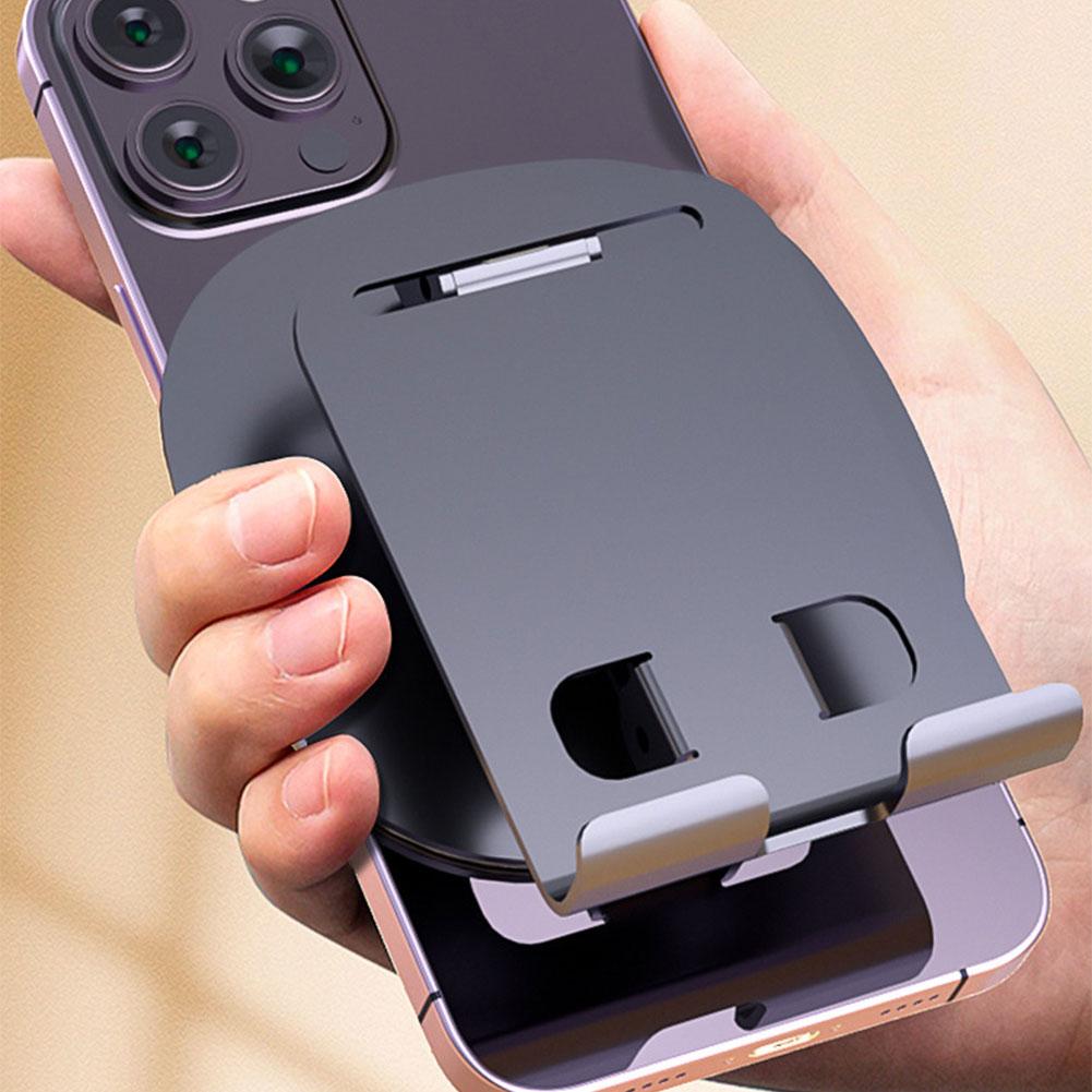 Metal Desktop Tablet Holder Table Cell Foldable Extend Support Desk Mobile Phone Holder Stand For IPhone 360 Degrees Rotatable