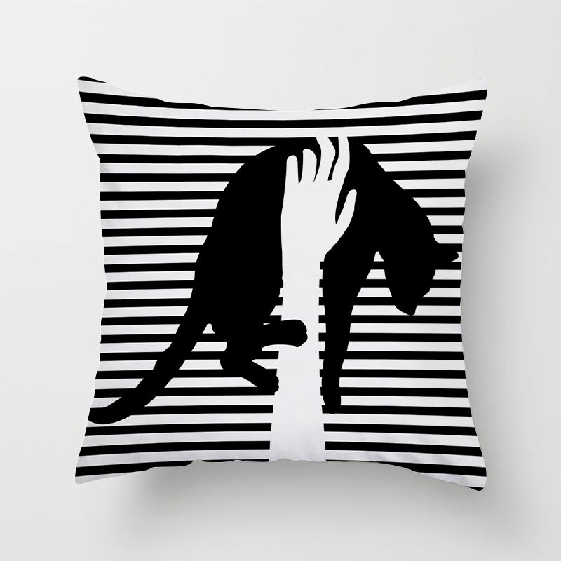 

Домашний декор, забавная черная наволочка с изображением кота-любовника, наволочка, наволочка для дивана, декоративная наволочка для автомобиля 45X45CM