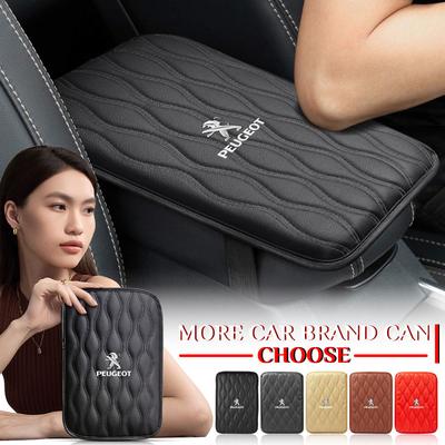 1Pcs Leather Auto Armrest Pads Protective Waterproof Hand Cushion For 206 208 306 307 308 407 408 508 2008 3008 407 508 2008 5008 307 308 206