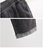 300 Jin Extra Large Women's High Elasticity Elastic Waist Skinny Harem Jeans - Autumn Collection