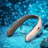 Portable USB Rechargeable Neck Fan Summer Neck Hanging Air Cooling Fan Mute Strong Wind Wearable Bladeless Neckband Fan