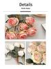 Premium Realistic Artificial Roses Bouquet for Home Decoration and Photography Props