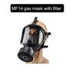 Black MF14 Military Chemical Full Face For Painting Spraying Welding Work Safety Protection Respirator Natural Rubber