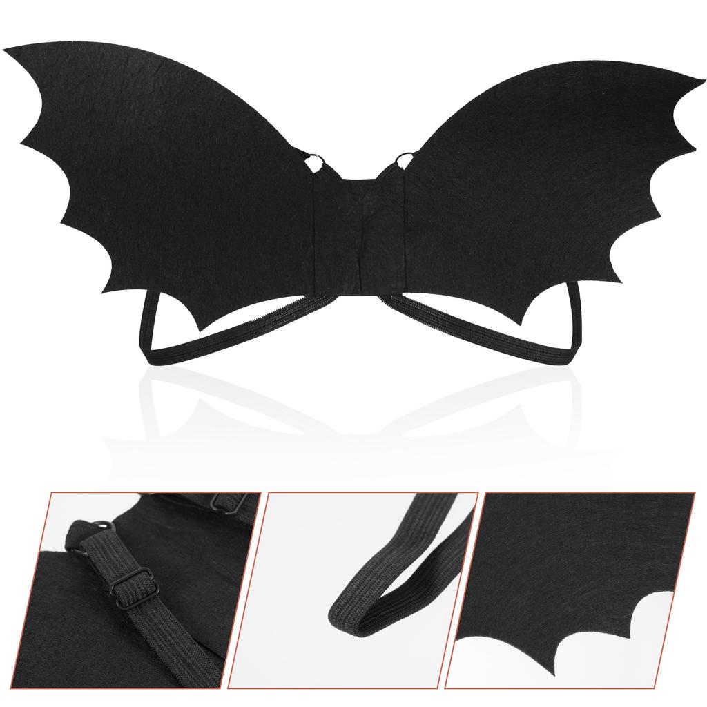 Halloween Bat Wing Cosplay Costume Accessory Performance Prop for Boys Girls