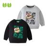 Chinese Style Autumn Lion Dance Sweater Cotton Round Collar Children's Clothing