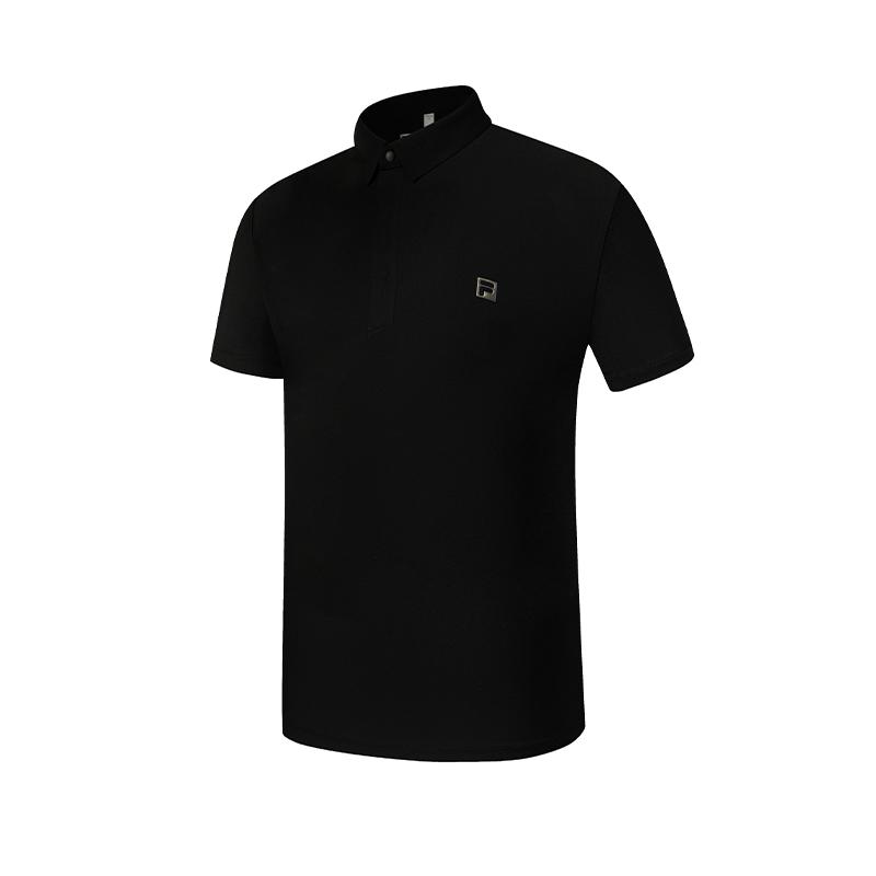 Fila Fitness Cool Dry Comfortable Polo Shirt Men Tops A61M621110F-BK
