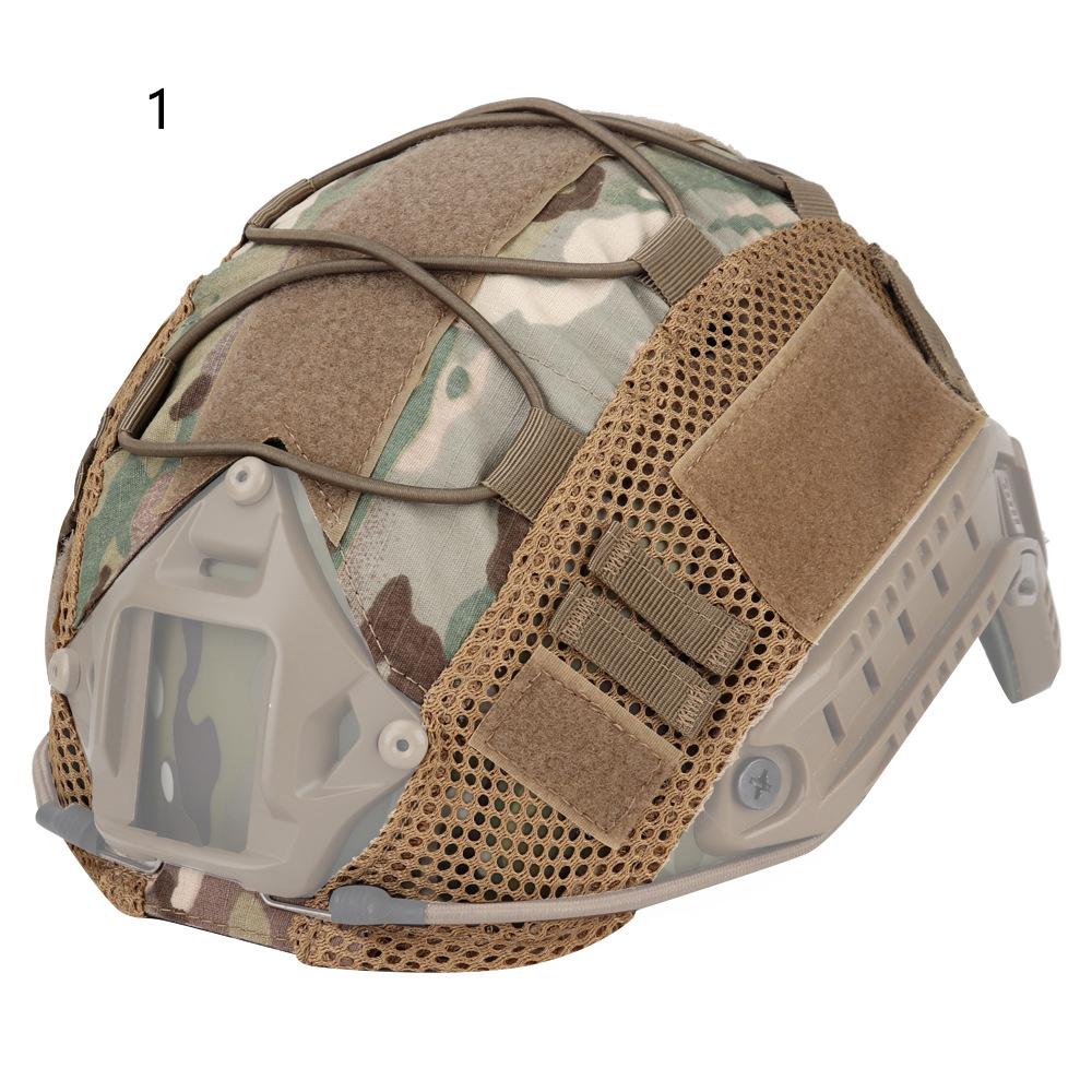 NEW Camouflage MOLLE Tactical Helmet Cover For Helmet Counterweight Bag Pouch
