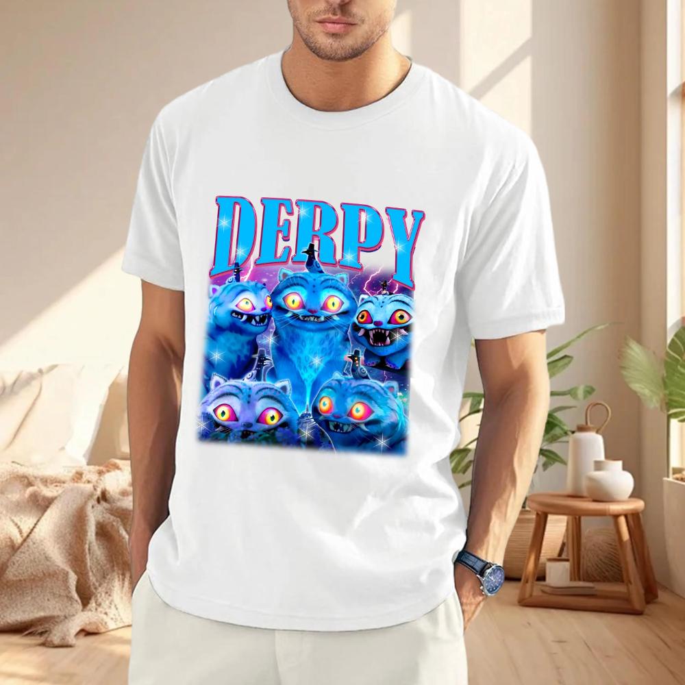 

Kpop Demon Hunters Shirt Derpy Tiger Tee Huntrix Pin Kpop Huntrix Shirt Movie Fan Gift For Saja Boys Fans Huntrix Merch Tee L