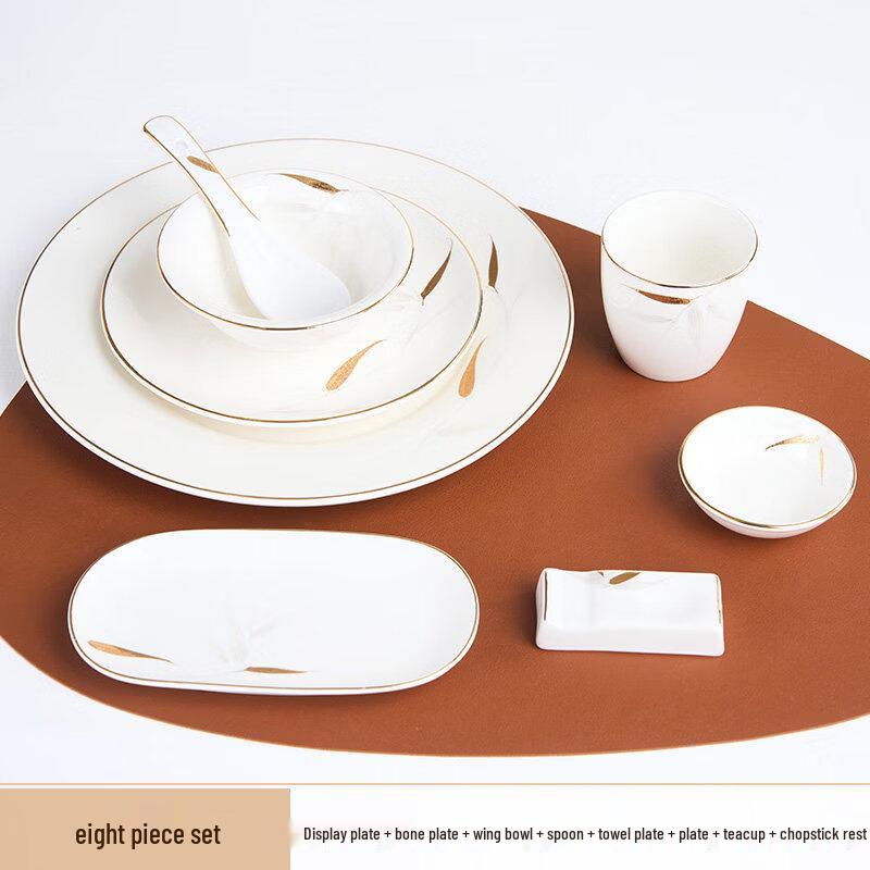 New Chinese Style Ceramic Tableware Set