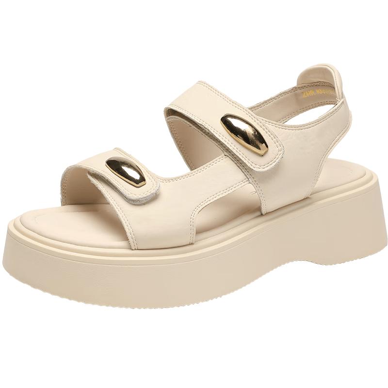 ZHR Women s Platform Casual Beach Sandals 37