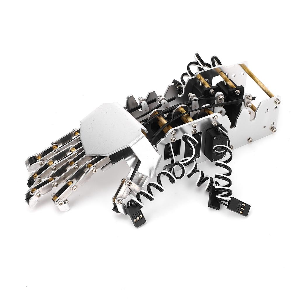 Robot Hand Kit 11 Scale Analog Servo 5 Finger Manipulator Right Mechanical Hand for Development