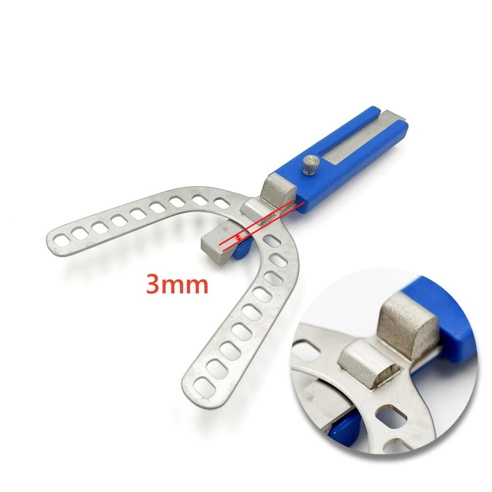 Dental ProGauge for Bite Recording 3mm/5mm Oral Centric Tray Set Impression Trays Occlusal Record Articulator Denture Repair