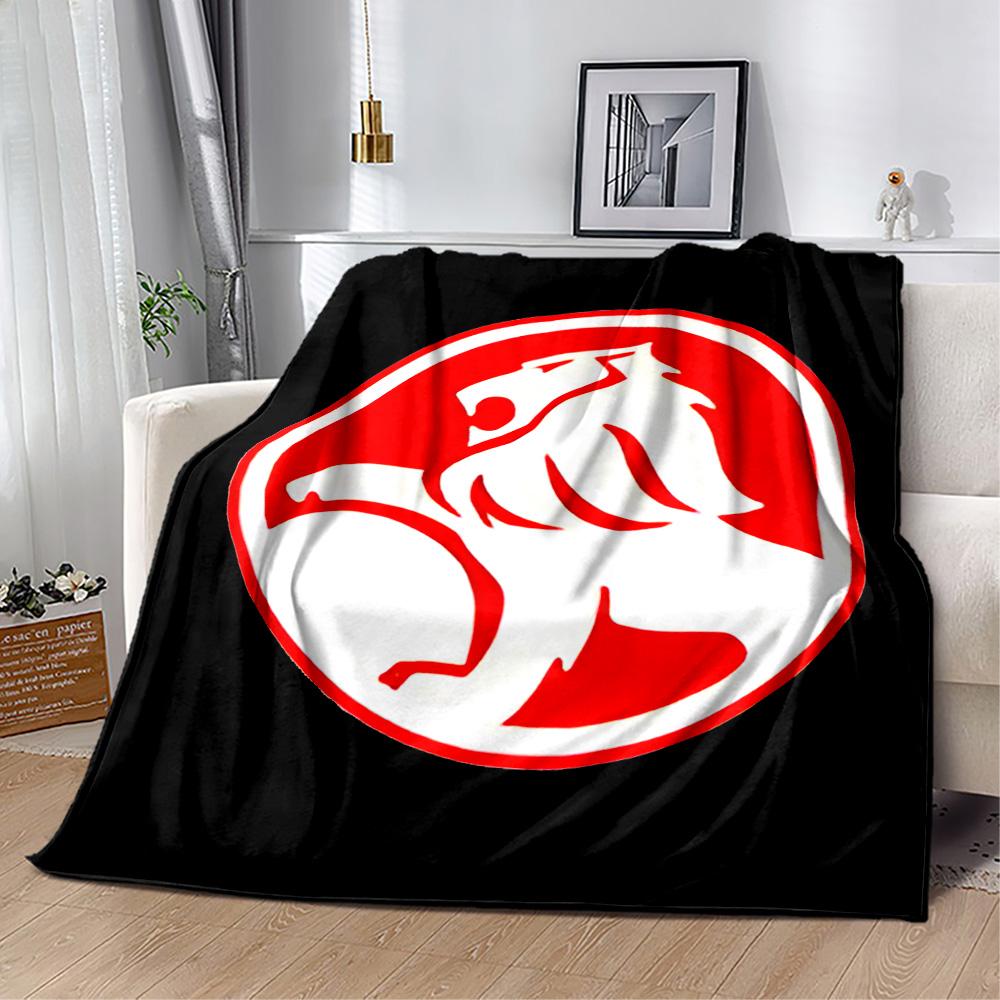 Electric Energy Holden Logo Blanket Durable Comfort Suitable for Livingroom Chair Bedding All-Season Use Stylish Decor