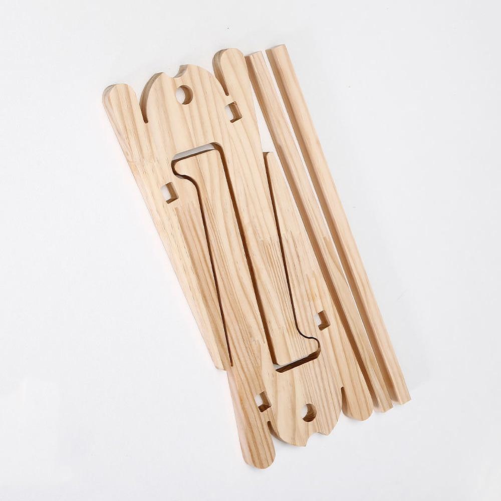 1 Pcs Wooden Universal Laptop Stand Detachable Wooden Stand Suitable for Laptop Cooling Stand
