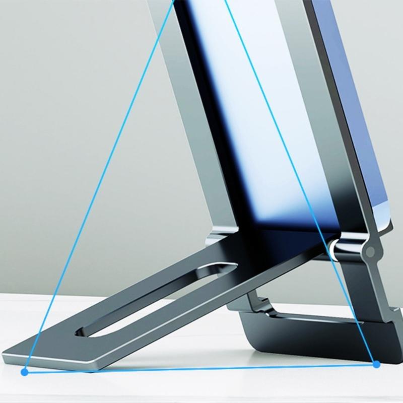 Foldable Metal Phone Holder easy carry Designs Adjustable Aluminum Stand for Easy Pocket Storage & Hands Frees Viewing