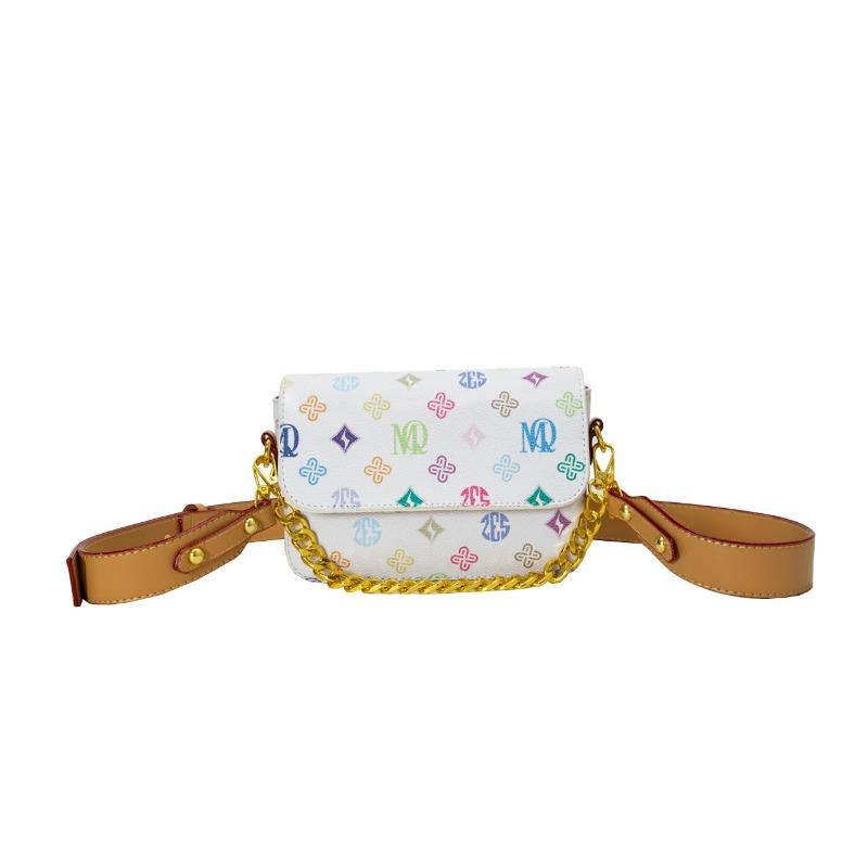 Petit sac d'été pour femmes polyvalent nouvelle mode sac messager à large bande décontracté chaîne petit sac carré