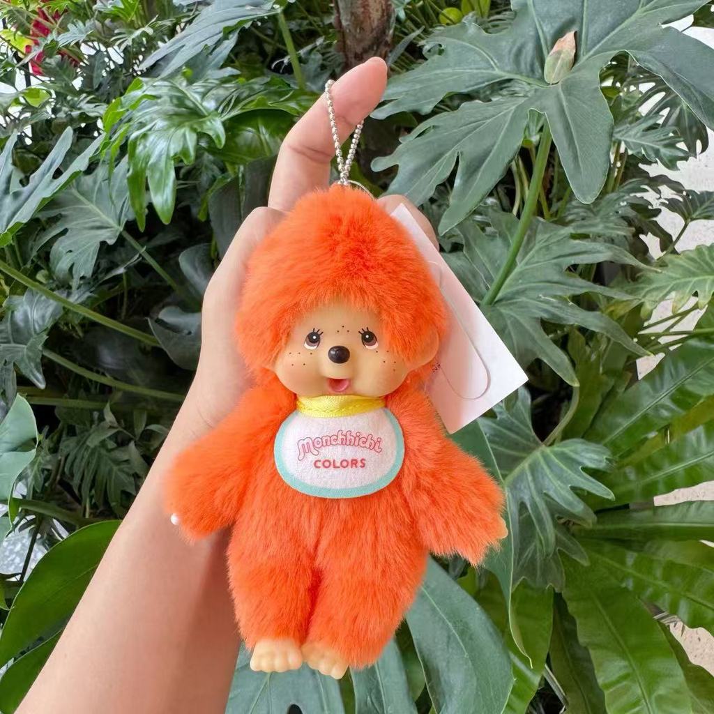 

Monchhichi Plush Keychain With Soft Pp Cotton For Kids And Teens Gift помаранчевий