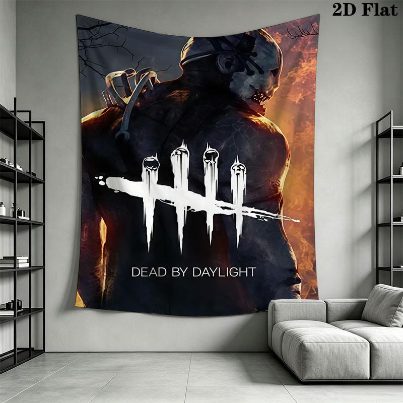 Dead by Daylight plakát Nástěnná závěsná deka z potištěné látky Dekorativní tapiserie do ložnice obývacího pokoje Domácí dekorace