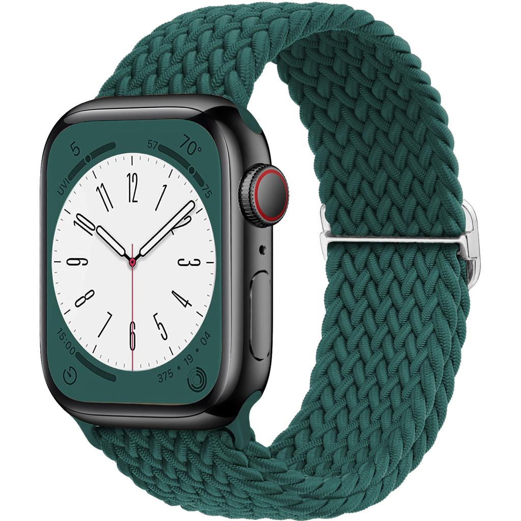 Braided Solo Loop Strap For Apple watch band 44mm 40mm 49mm 45mm 41mm Elastic Nylon bracelet iWatch series 8 3 se 6 7 Ultra 2 9